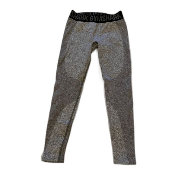 Gymshark Leggings Gray Contour Lines - No Size Tag - Measurements in Description - Picture 1 of 5